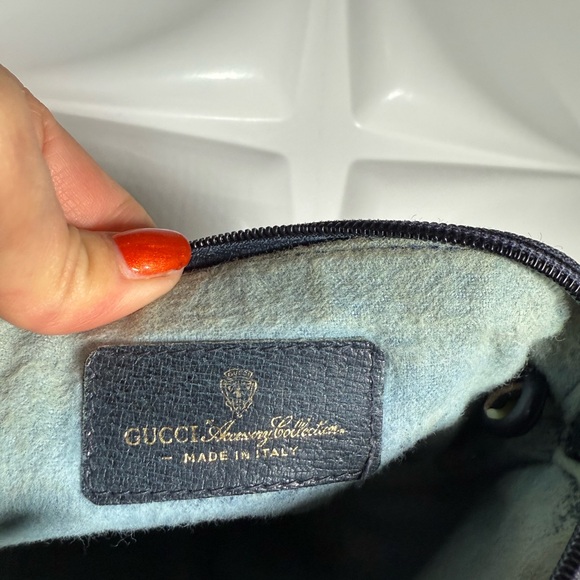 Gucci Beige and Blue  Patterned Crossbody Bag - Picture 10 of 11